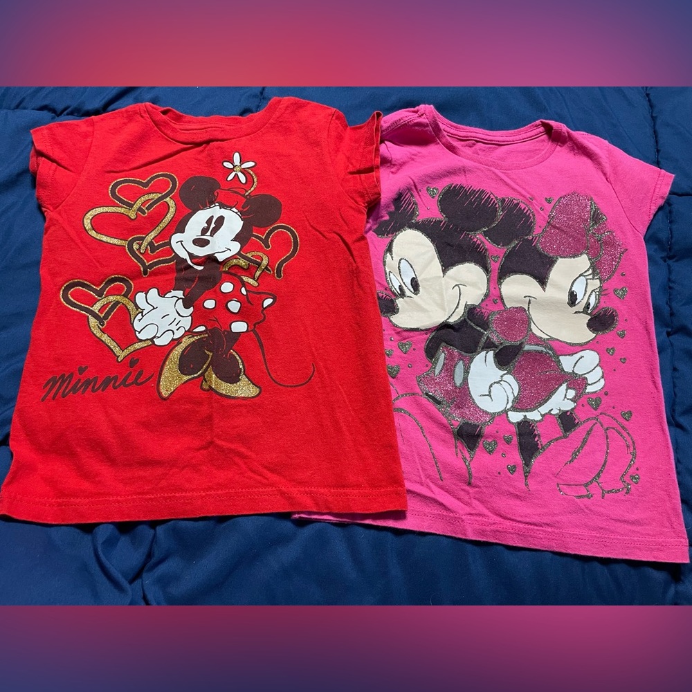 Set of 2 Minnie Mouse shirts